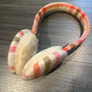 Burberry Earmuffs Pastel Pink Purple Orange Green